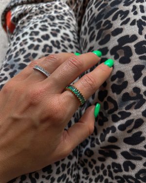 Prsteň GEMS - GREEN