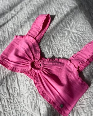 Letný braletový top LENNA - PINK