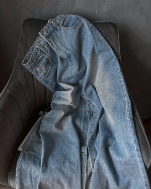 Džínsová maxi sukňa CHAIN