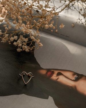 Prsteň HEART - SILVER