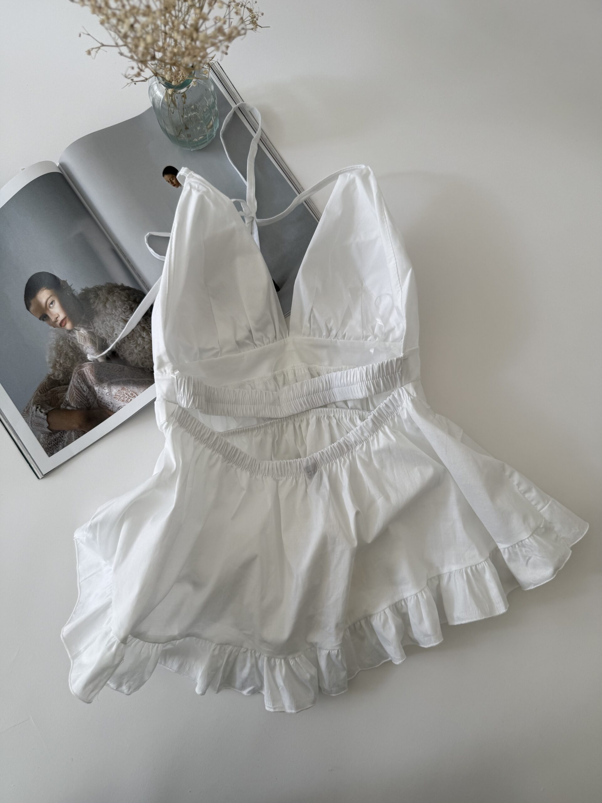 Letný top VENIA - WHITE – Obrázok 2