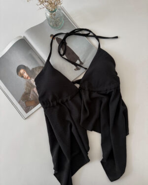Letný top RYA - BLACK