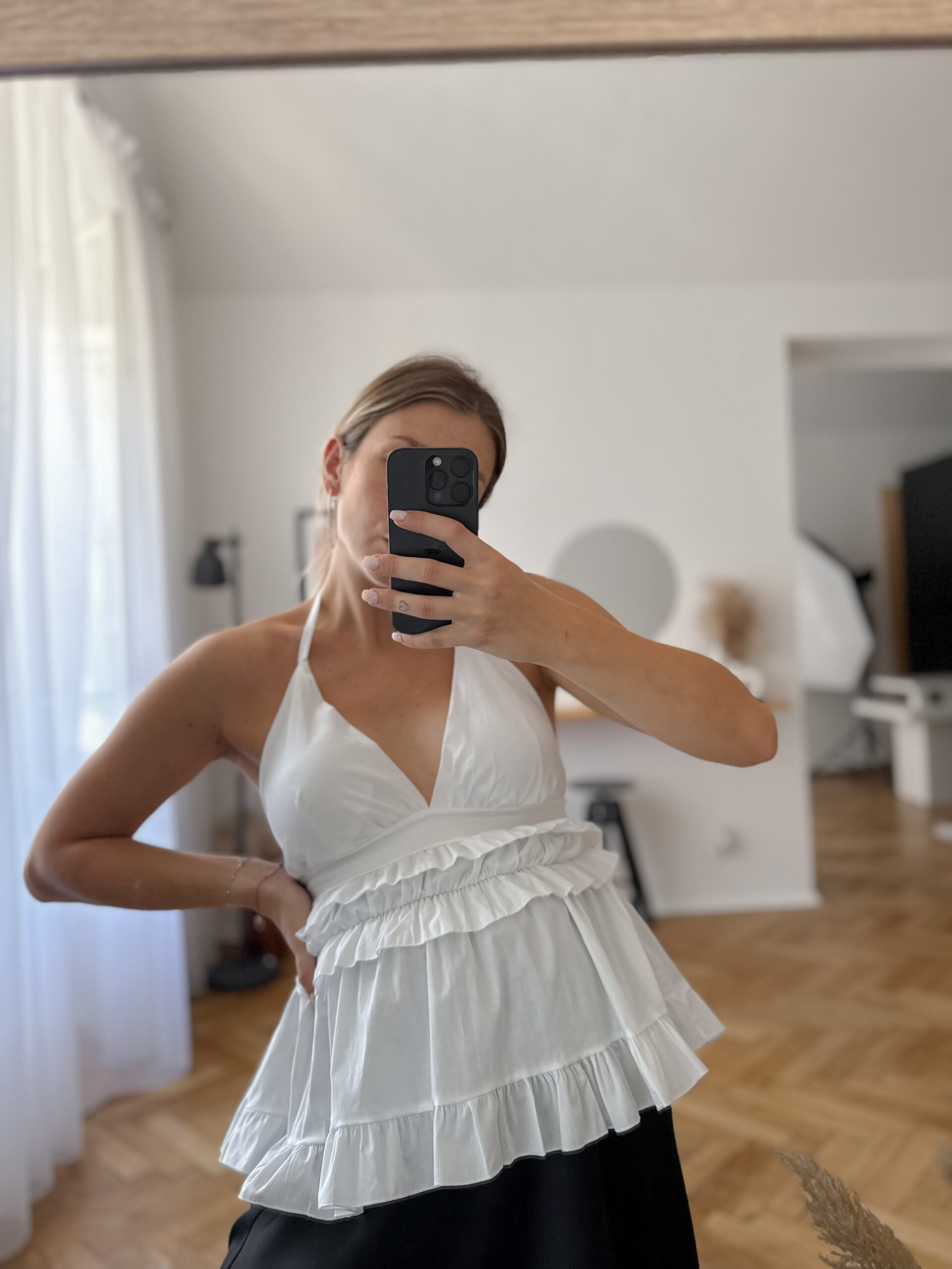 Letný top VENIA - WHITE – Obrázok 3