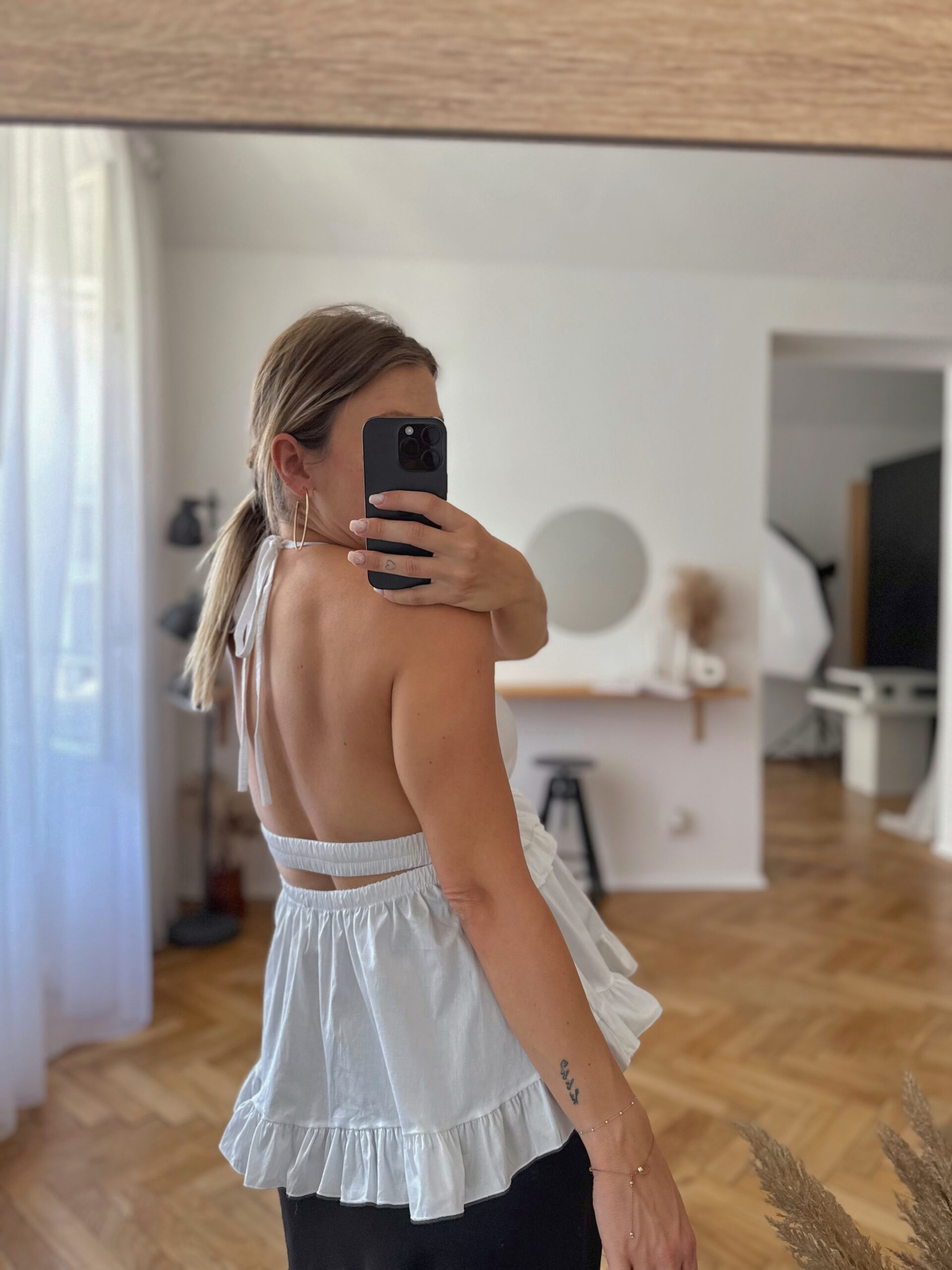 Letný top VENIA - WHITE – Obrázok 4